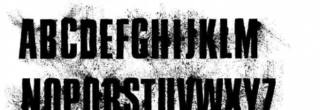 Leave No Fingerprints Regular Font Litere mari
