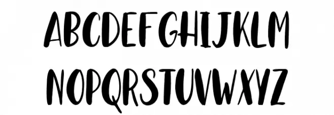 Leaves And Ground Font Litere mari