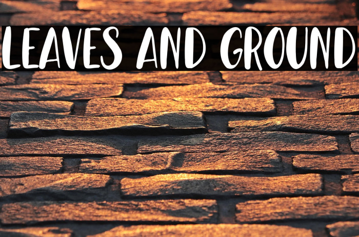 Leaves And Ground Example 1