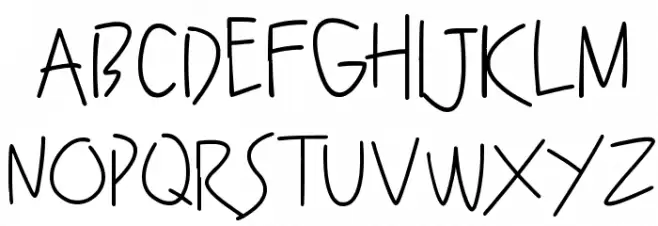 Leaving Notes Шрифта ВЕРХНИЙ