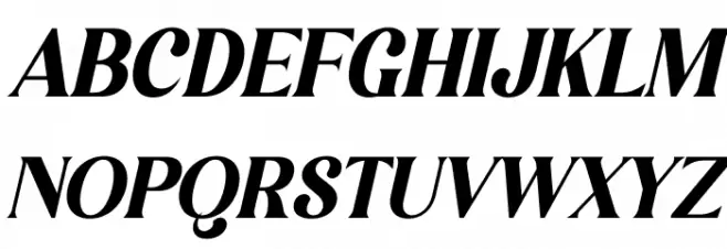Lebagof Italic Fonte MAIÚSCULAS