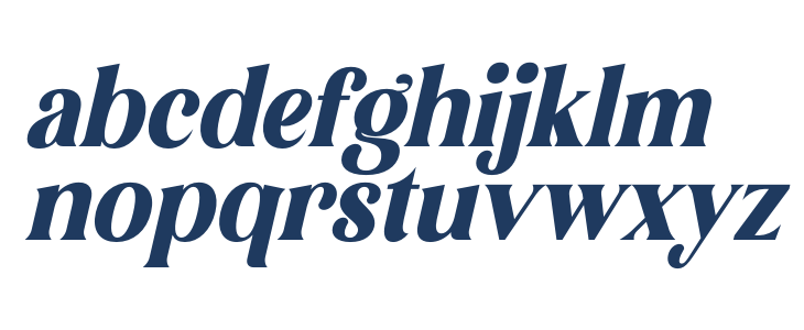 Lebagof Italic Lowercase