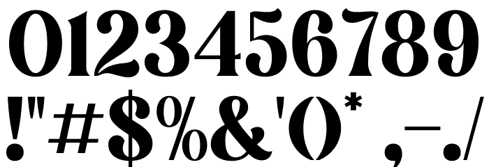 Lebagof Font OTHER CHARS