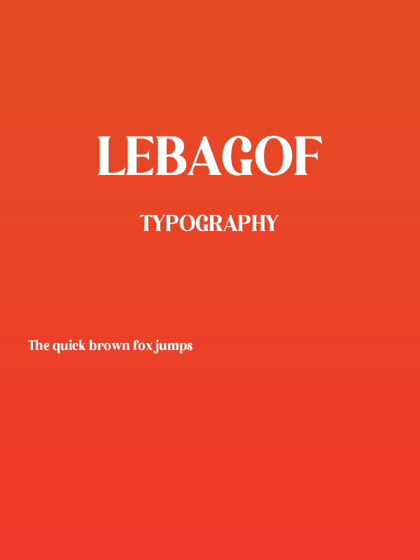 Lebagof Poster