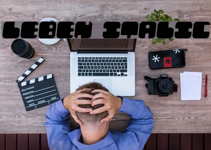 Leben Italic Example 1