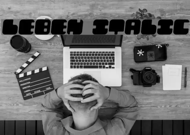 Leben Italic Font examples