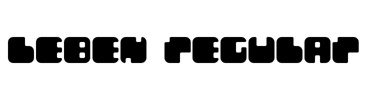 Leben Regular  免费字体下载