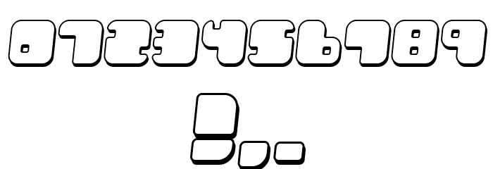 Leben Shadow Italic Font OTHER CHARS