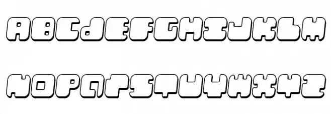 Leben Shadow Italic फ़ॉन्ट लोअरकेस