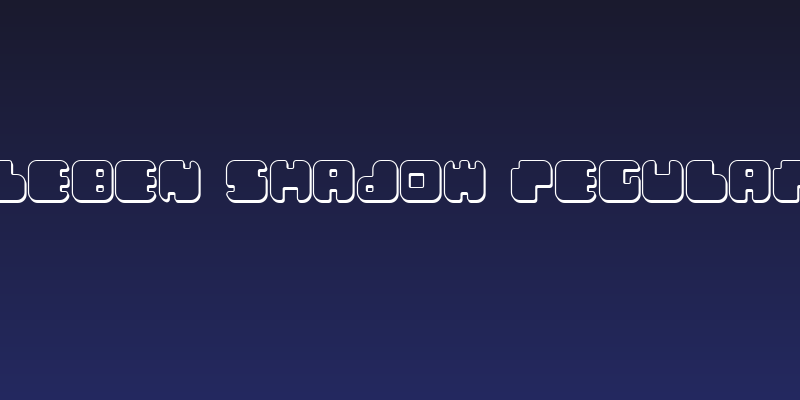 Leben Shadow Regular Social Header