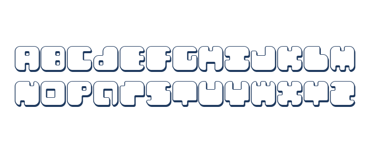 Leben Shadow Regular Lowercase