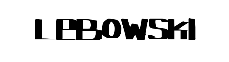 Lebowski  免费字体下载