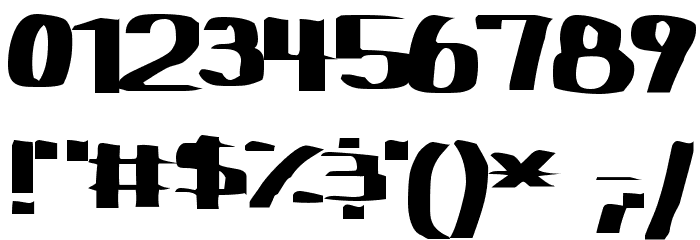 Lebowski Font OTHER CHARS