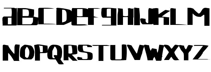 Lebowski Font LOWERCASE