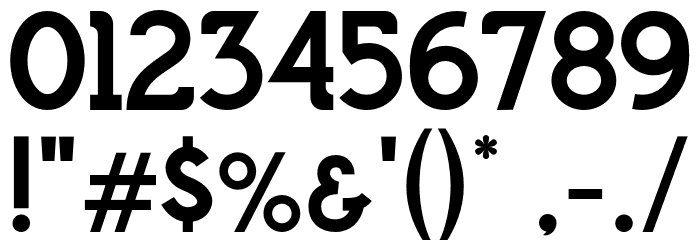 Lebron Slab Font OTHER CHARS
