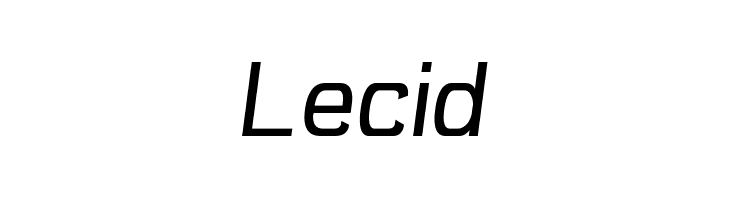 Lecid Font
