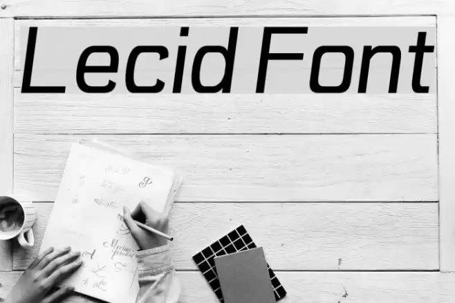 Lecid Font examples