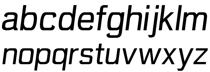 Lecid Font LOWERCASE