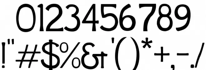 Lecker Regular Font OTHER CHARS