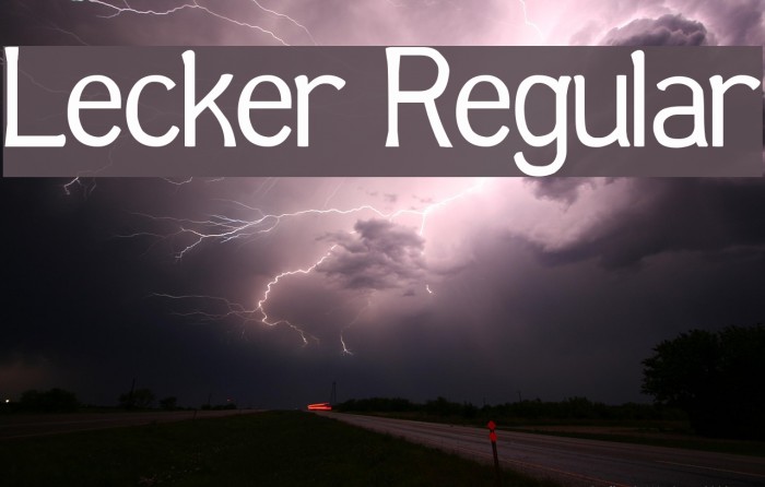 Lecker Regular Example 1