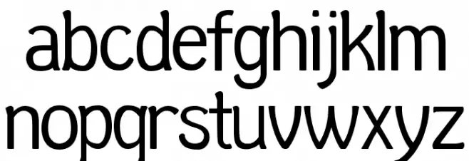 Lecker Regular Font LOWERCASE