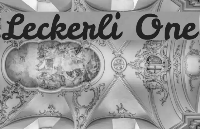 Leckerli One Font examples