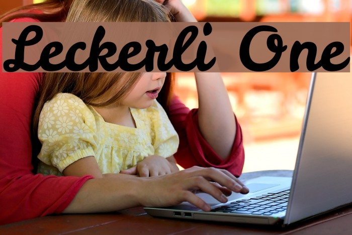 Leckerli One Font examples