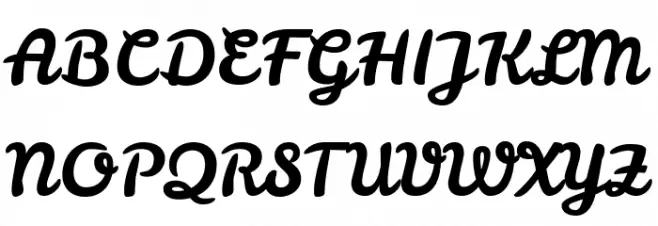 LeckerliOne 字体 大写