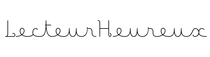 Lecteur Heureux  免费字体下载