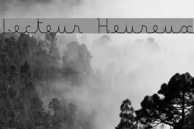 Lecteur Heureux Caratteri examples