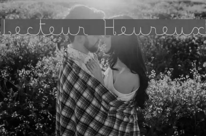 Lecteur Heureux Caratteri examples