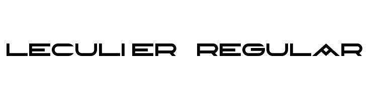 Leculier Regular  Free Fonts Download