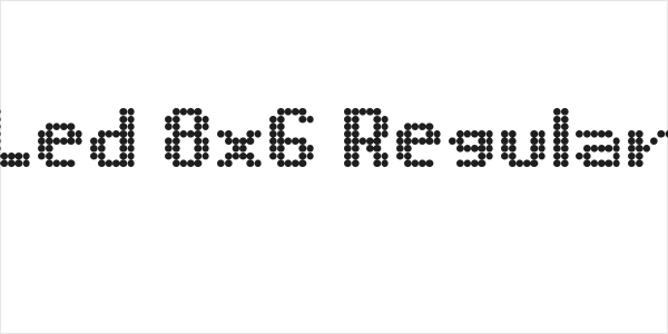 Led 8x6 Regular Logo