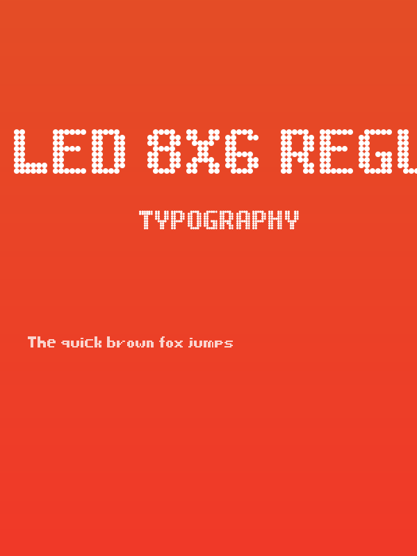Led 8x6 Regular Poster