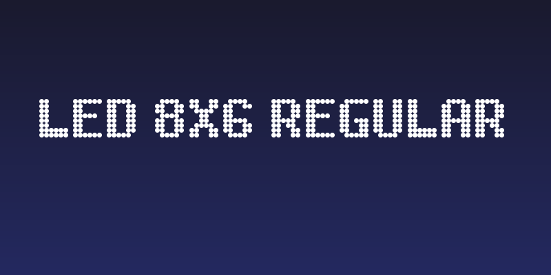 Led 8x6 Regular Social Header