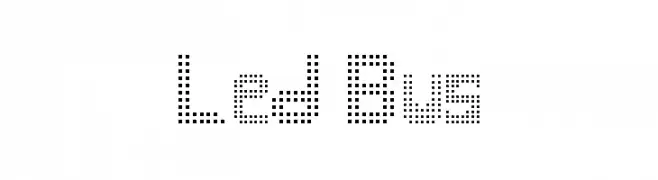 Led Bus  免费字体下载