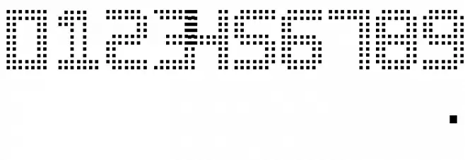 Led Bus Font OTHER CHARS