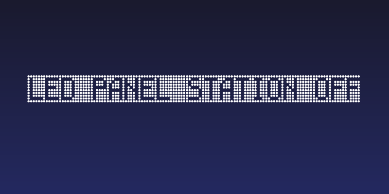 Led Panel Station Off Social Header