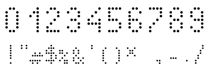 Led Panel Station On Font OTHER CHARS