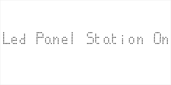 Led Panel Station On Logo