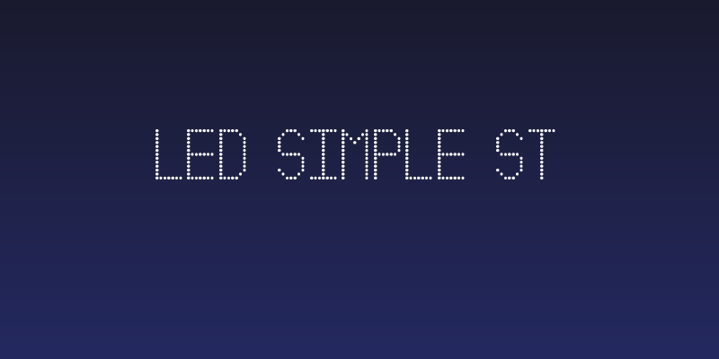 Led Simple St Social Header