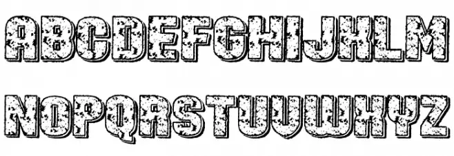 Led Specimen Schriftart Groß