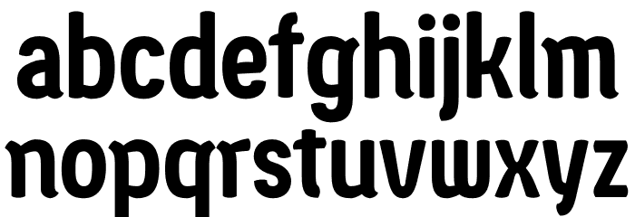 Ledare Bold PERSONAL USE ONLY Font LOWERCASE