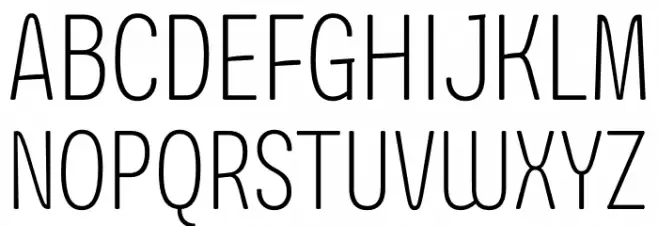 Ledare ExtraLight PERSONAL USE ONLY Caratteri MAIUSCOLE