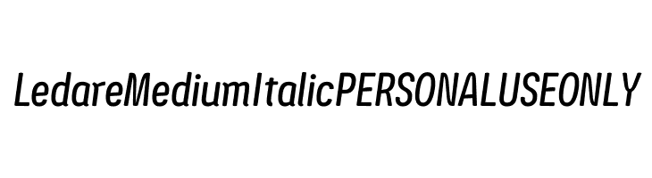 Ledare Medium Italic PERSONAL USE ONLY  لخطوط تنزيل