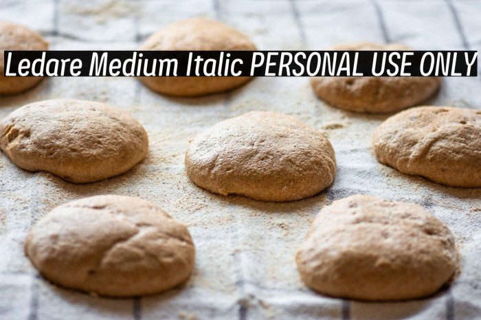 Ledare Medium Italic PERSONAL USE ONLY Example 3