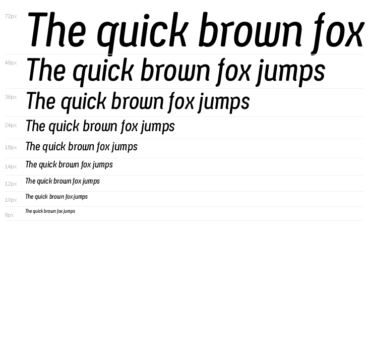 Ledare Medium Italic PERSONAL USE ONLY Waterfall