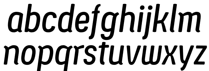 Ledare Medium Italic PERSONAL USE ONLY Font LOWERCASE