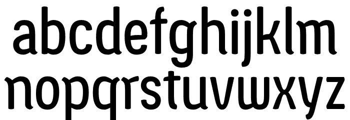Ledare Medium PERSONAL USE ONLY Font LOWERCASE