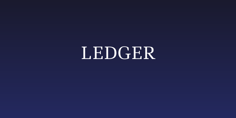 Ledger Social Header